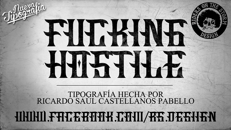 Fucking Hostile Font