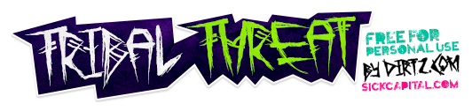 Tribal Threat Font