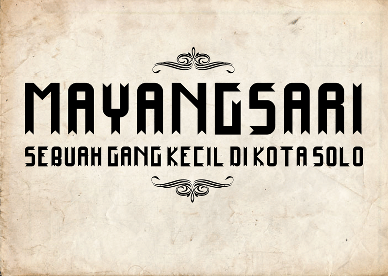 Mayangsari Font