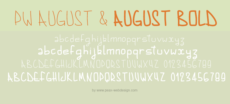 PW August Font