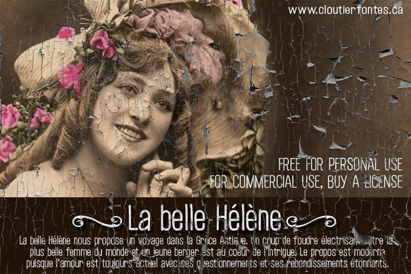 CF La belle Helene P Font