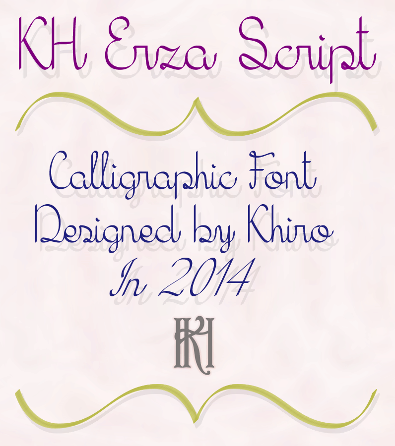 KH Erza Script Font
