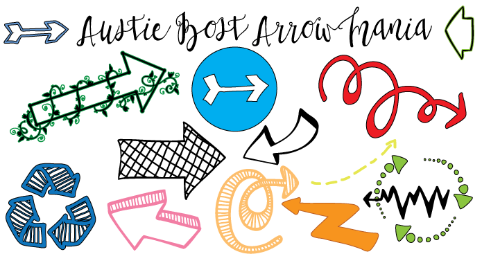 Austie Bost Arrow Mania Font