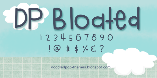 DP Bloated Font