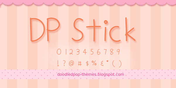 DP Stick Font