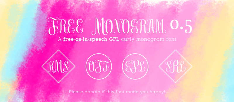 Free Monogram Font
