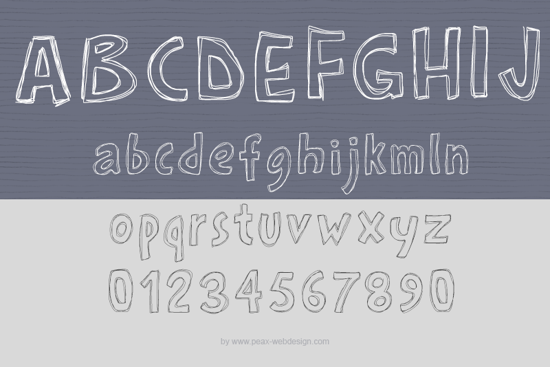PW Roughs Font