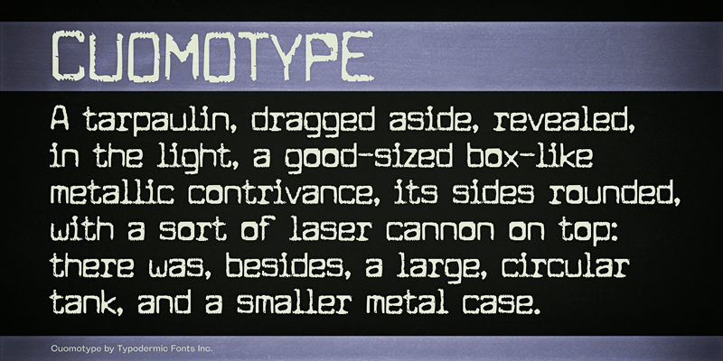 Cuomotype Font