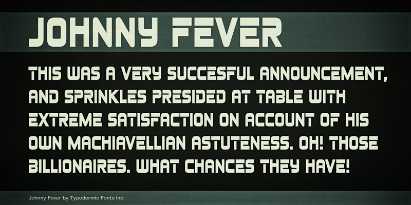 Johnny Fever Font