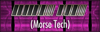 Morse Tech Font