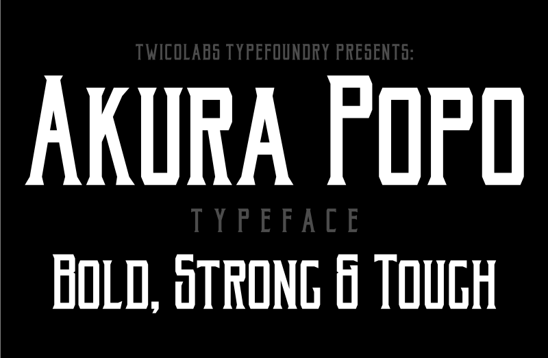 Akura Popo Font