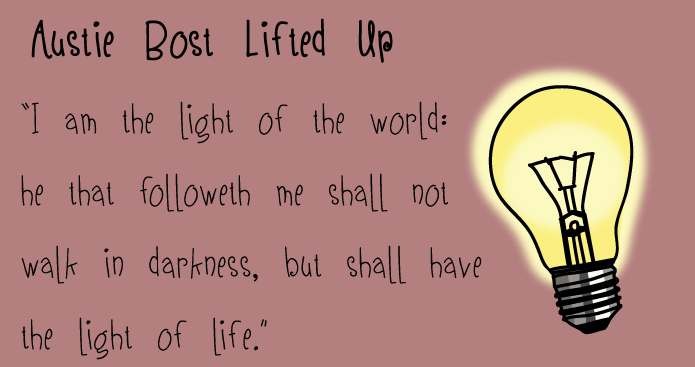 Austie Bost Lifted Up Font