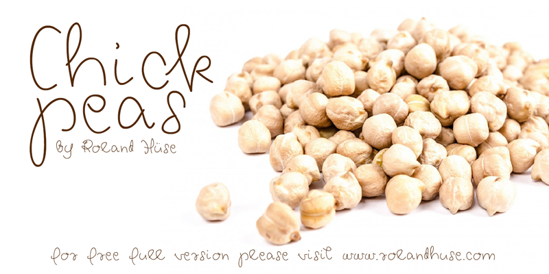 Chickpeas Font