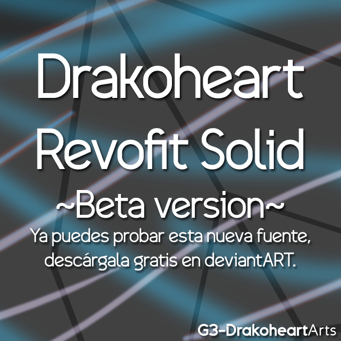 Drakoheart Revofit Solid Font
