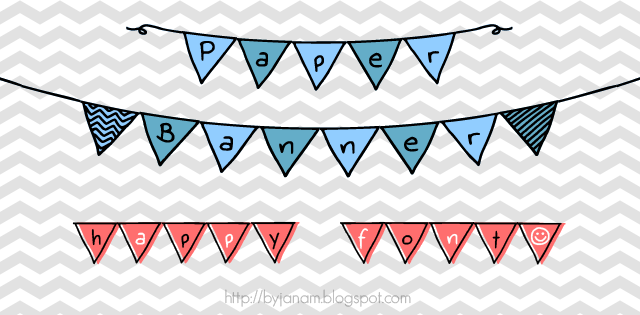Paper Banner Font