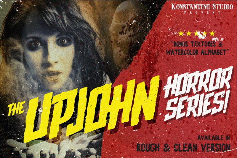 Upjohn Rough Font