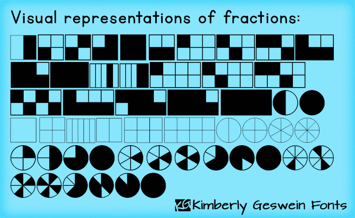 KG Fractions Font