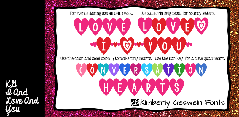KG I And Love And You Font