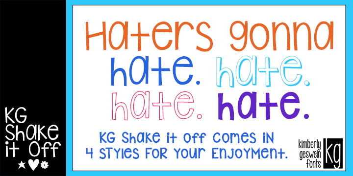 KG Shake it Off Font