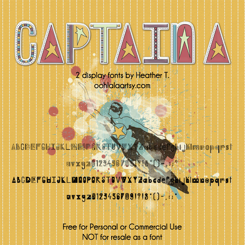 Captain A Font