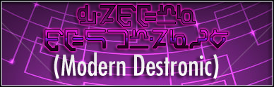 Modern Destronic Font