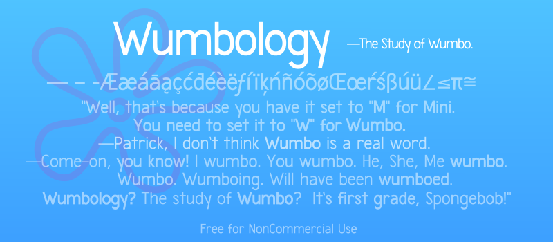 Wumbology Font