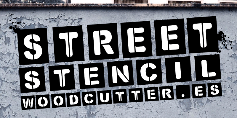 Street Stencil Font