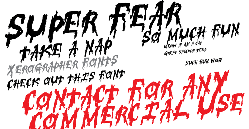 Super Fear Font