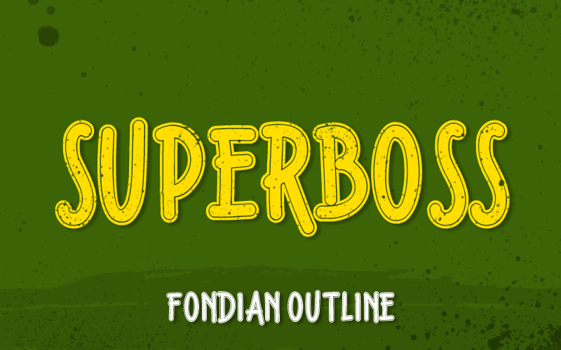 Fondian Outline Font