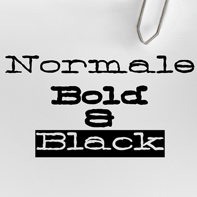 Normale Font