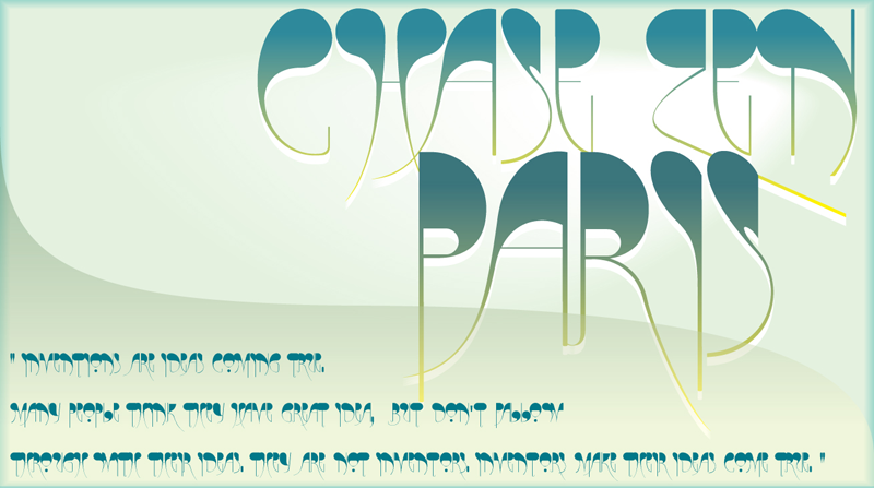 Chase Zen Paris Font