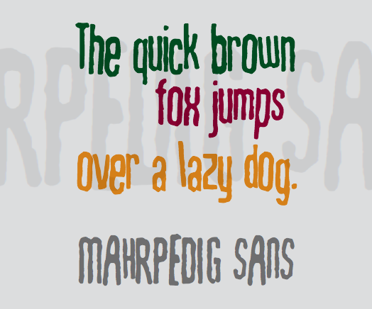 Mahrpedig Sans Font