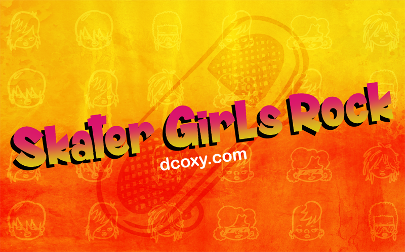 Skater Girls Rock Font