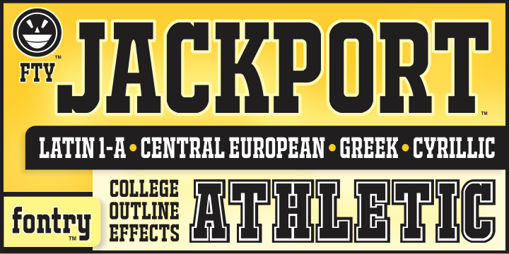 Jackport NCV Font