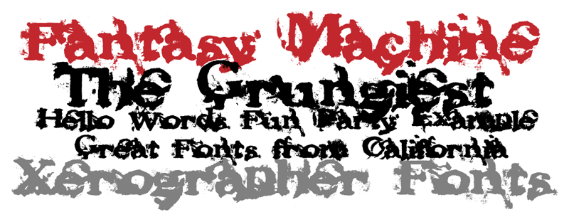 Fantasy Machine Font