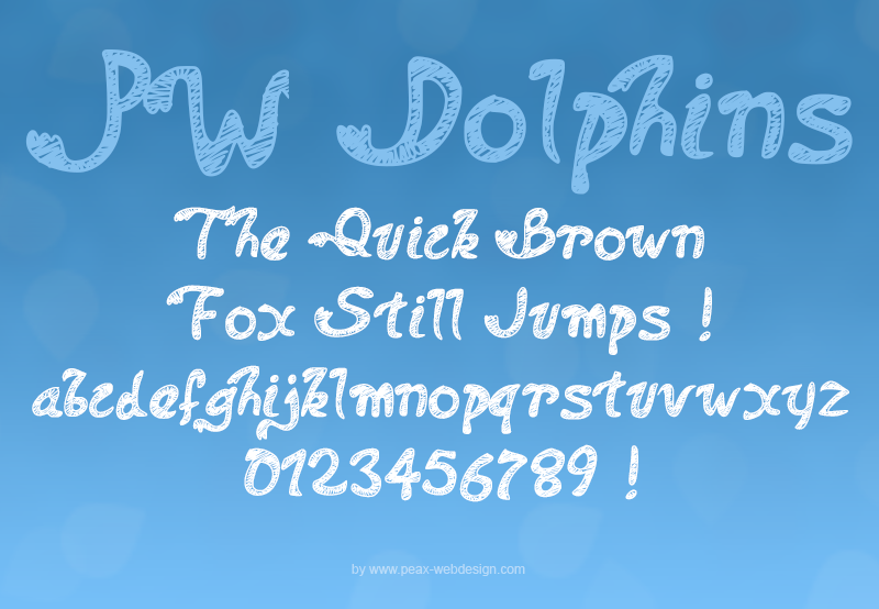 PW Dolphins Font