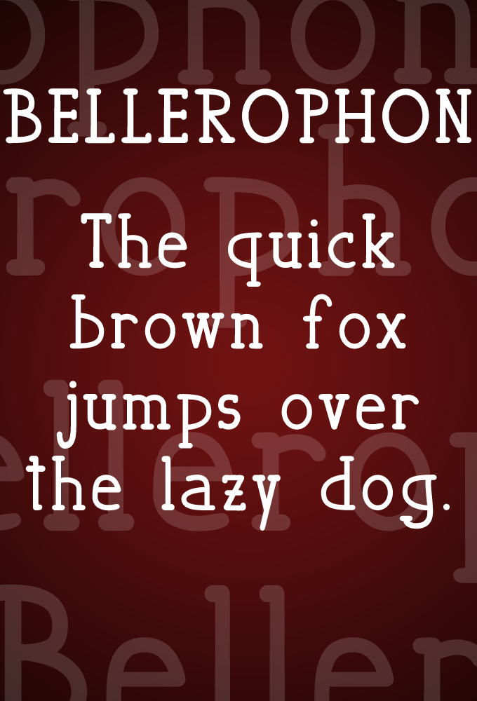 Bellerophon Font