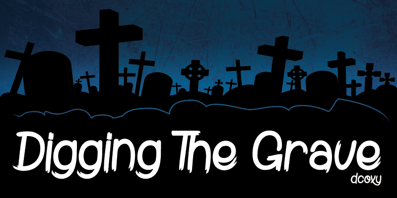 Digging The Grave Font