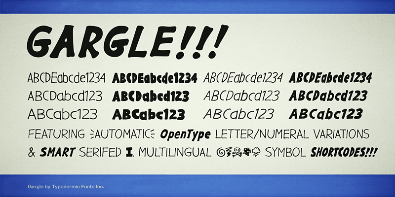 Gargle Font