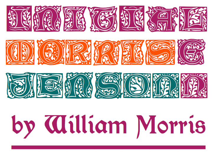 Morris Jenson Initialen Font