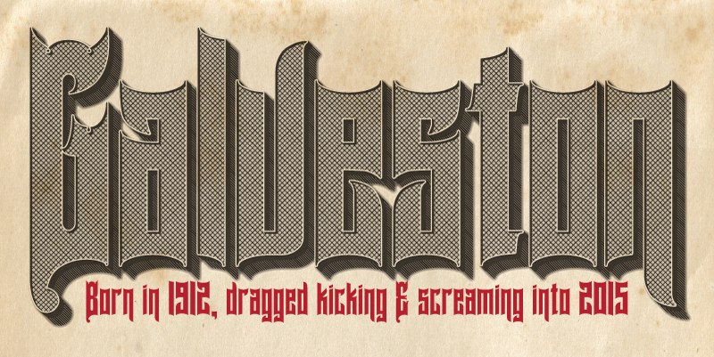 Galveston TX Font