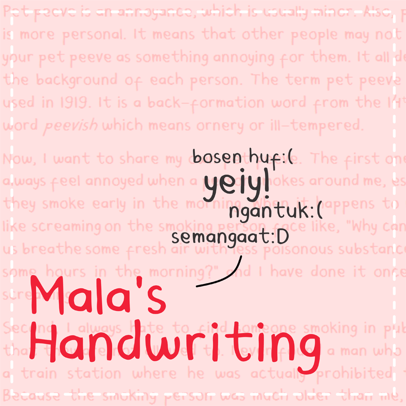 Mala's Handwriting Font