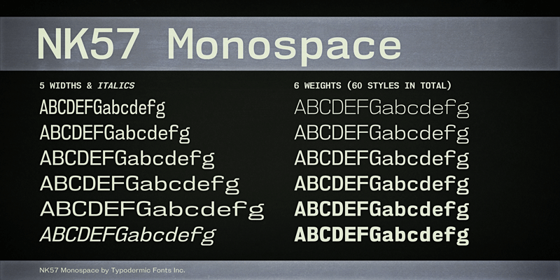 NK57 Monospace Font