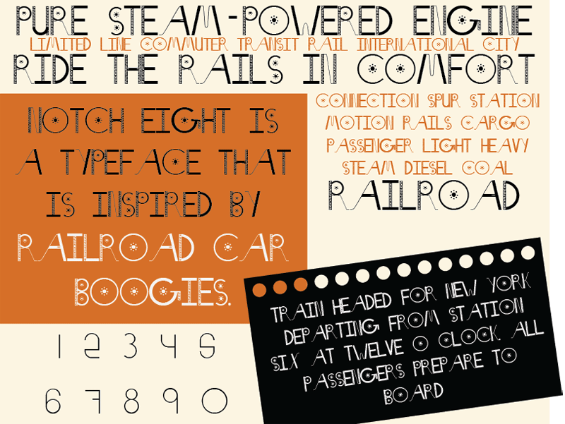 Notch Eight Font