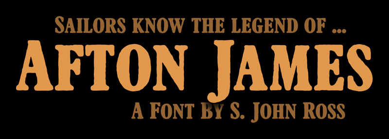 Afton James Font
