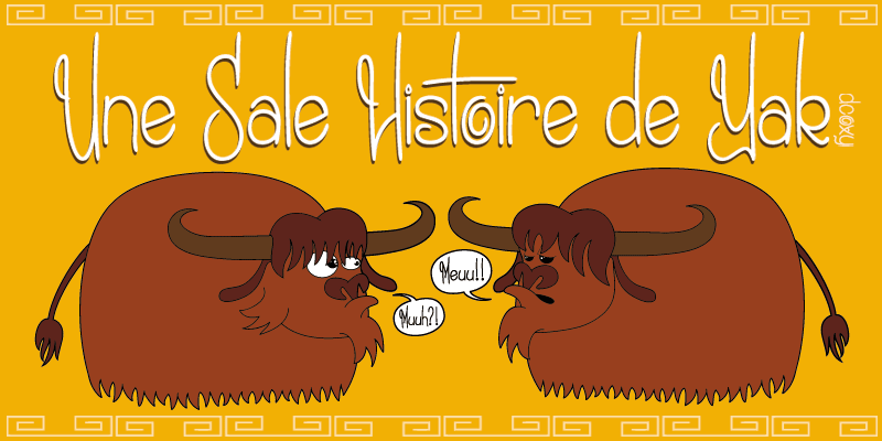 Une Sale Histoire de Yak Font