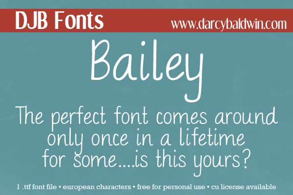 DJB Bailey Font