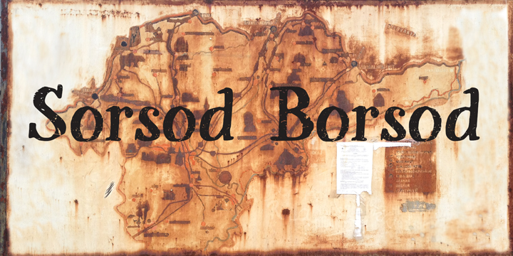 Sorsod Borsod Font