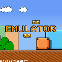 Pixel Emulator Font