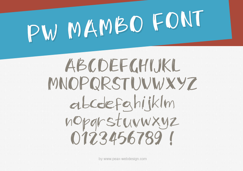 PW Mambo Font